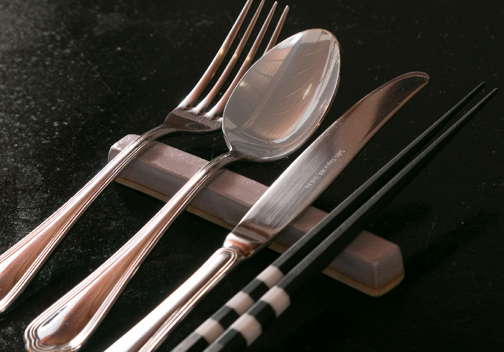 Chopsticks by MARUNAO,Cutlery by SAKURAI